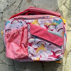 Pink Unicorn Kids Lunch Bag